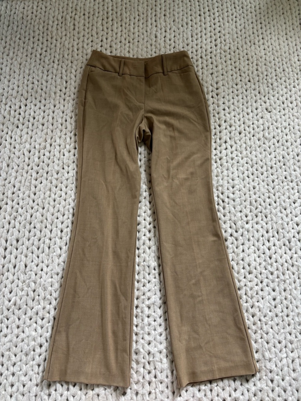 Time and Tru Tan Flare Trousers
